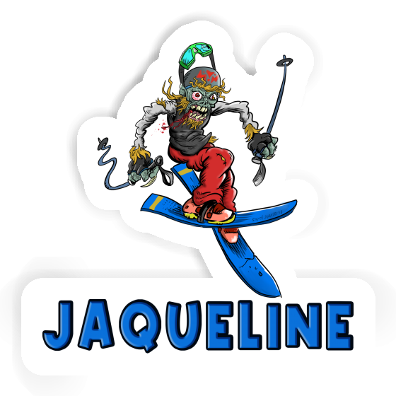 Jaqueline Sticker Skier Jaqueline Sticker Skier Image