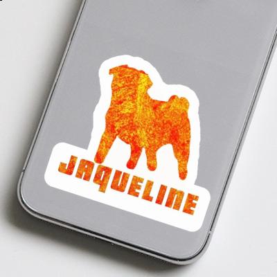 Sticker Pug Jaqueline Laptop Sticker Pug Jaqueline Laptop Image