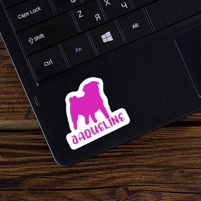 Sticker Pug Jaqueline Notebook Sticker Pug Jaqueline Notebook Image