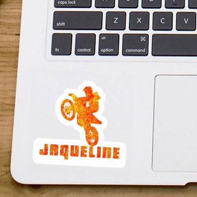 Sticker Jaqueline Motocross Rider Notebook Sticker Jaqueline Motocross Rider Gift package Image