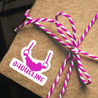 Jaqueline Sticker Ring gymnast Notebook Jaqueline Sticker Ring gymnast Gift package Image