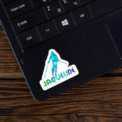 Jaqueline Sticker Skier Laptop Jaqueline Sticker Skier Laptop Image