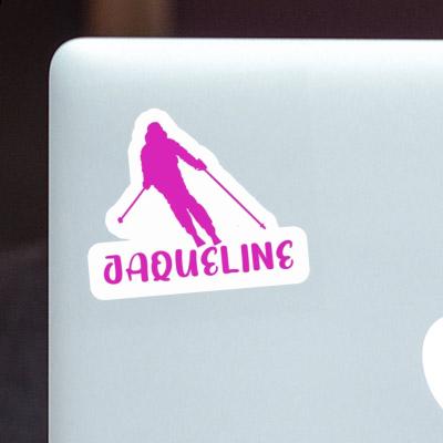 Autocollant Jaqueline Skieuse Laptop Autocollant Jaqueline Skieuse Laptop Image