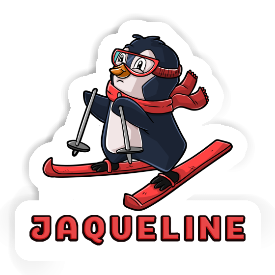 Sticker Jaqueline Skier Notebook Sticker Jaqueline Skier Gift package Image