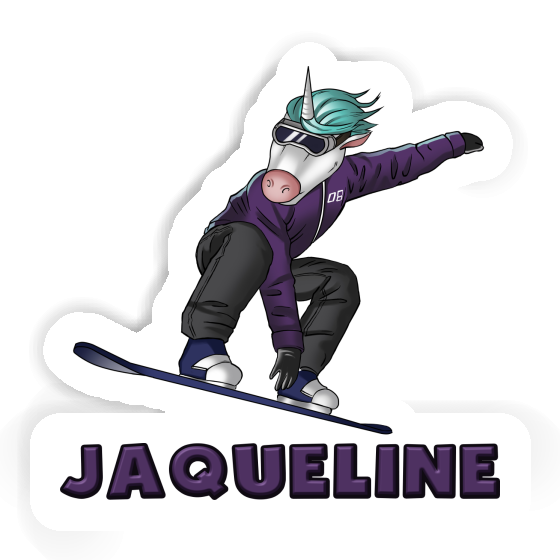 Jaqueline Sticker Snowboarder Jaqueline Sticker Snowboarder Image