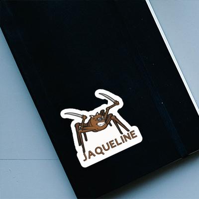 Sticker Jaqueline Fighting Spider Sticker Jaqueline Fighting Spider Image