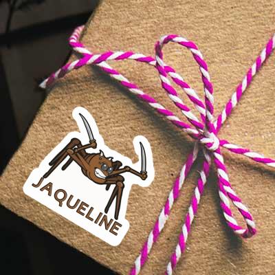 Sticker Jaqueline Fighting Spider Notebook Sticker Jaqueline Fighting Spider Gift package Image
