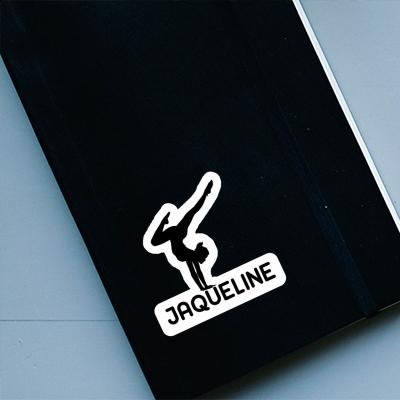 Yoga Woman Sticker Jaqueline Notebook Yoga Woman Sticker Jaqueline Notebook Image