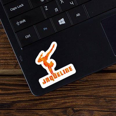 Jaqueline Sticker Yoga Woman Laptop Jaqueline Sticker Yoga Woman Laptop Image