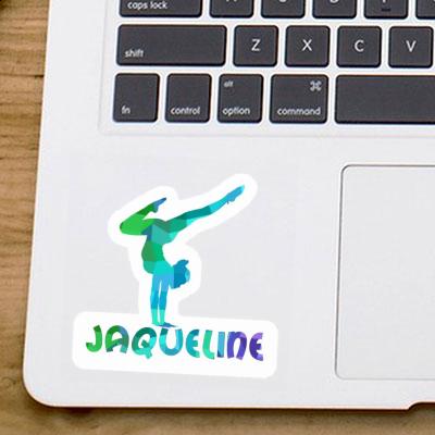 Sticker Jaqueline Yoga Woman Laptop Sticker Jaqueline Yoga Woman Laptop Image