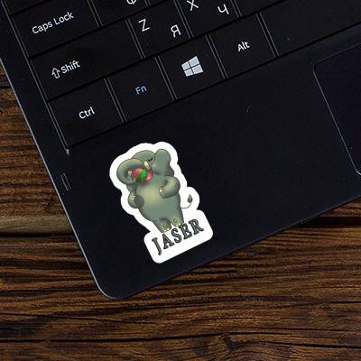 Elephant Sticker Jaser Notebook Elephant Sticker Jaser Gift package Image