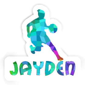 Jayden Sticker Basketball Player Image