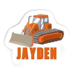 Excavator Sticker Jayden Image