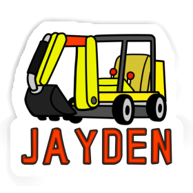 Sticker Jayden Mini-Excavator Image