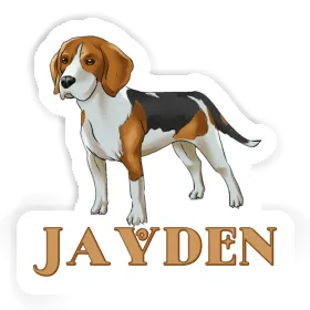 Sticker Jayden Beagle Image