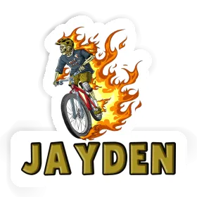 Mountainbiker Sticker Jayden Image