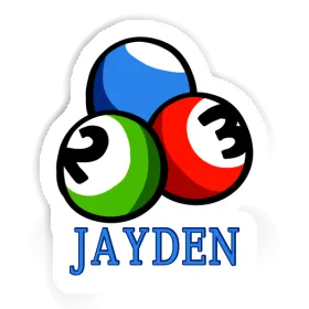 Billiard Ball Sticker Jayden Image