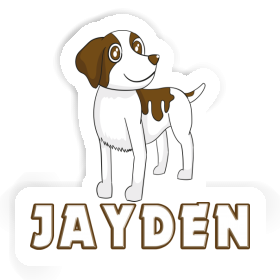 Autocollant Bretagne chien Jayden Image