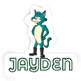 Cat Sticker Jayden Image