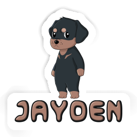 Jayden Autocollant Rottweiler Image