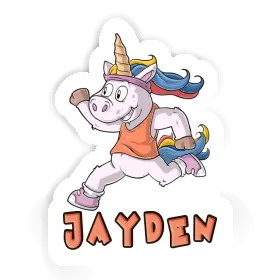 Jogger Sticker Jayden Image