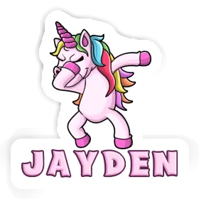 Sticker Dabbing Unicorn Jayden Image