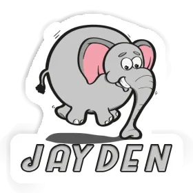 Jayden Sticker Elephant Image