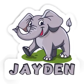 Jayden Sticker Elephant Image