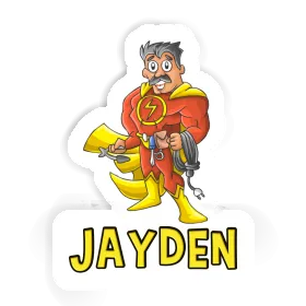 Sticker Jayden Electrician Image