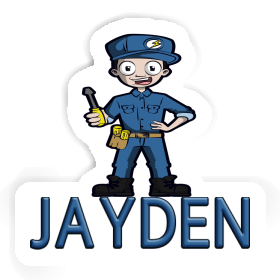 Sticker Electrician Jayden Image