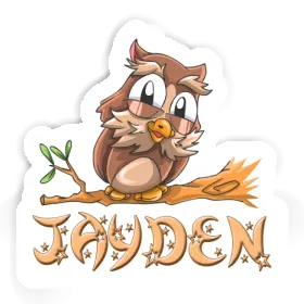 Sticker Jayden Owl Image