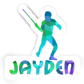 Fencer Sticker Jayden Image