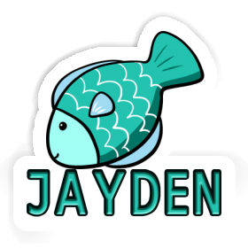 Fish Sticker Jayden Image