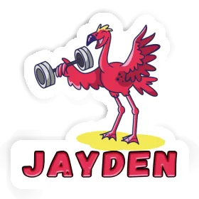 Sticker Jayden Weight Lifter Image