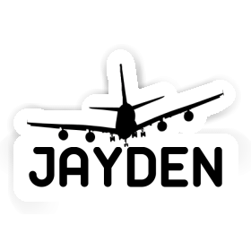 Sticker Airplane Jayden Image