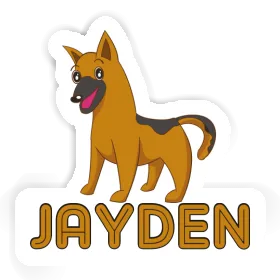 Jayden Autocollant Chien de berger Image