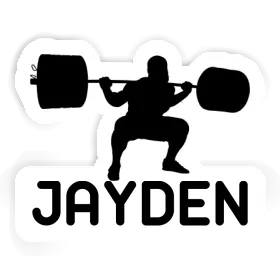 Sticker Weightlifter Jayden Image