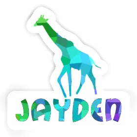 Jayden Sticker Giraffe Image