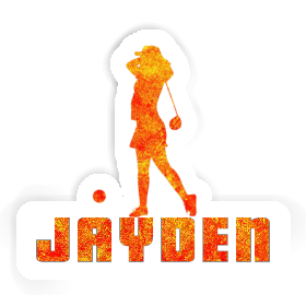 Sticker Golfer Jayden Image