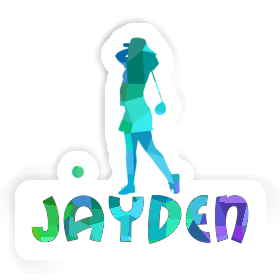 Sticker Jayden Golfer Image