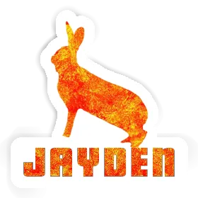 Rabbit Sticker Jayden Image