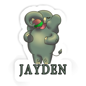 Elephant Sticker Jayden Image