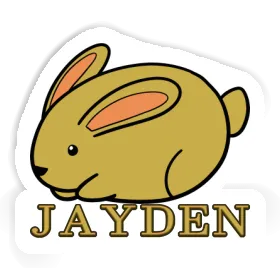 Rabbit Sticker Jayden Image