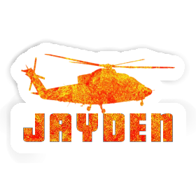 Jayden Sticker Helicopter Image