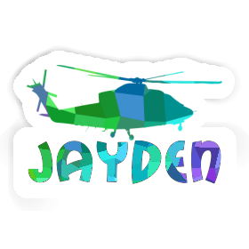 Helicopter Sticker Jayden Image