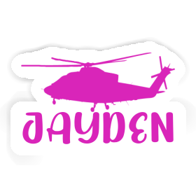 Helicopter Sticker Jayden Image