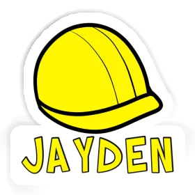 Construction Helmet Sticker Jayden Image