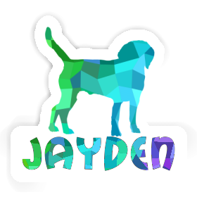 Dog Sticker Jayden Image