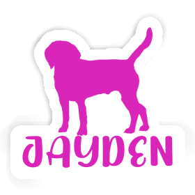 Autocollant Chien Jayden Image