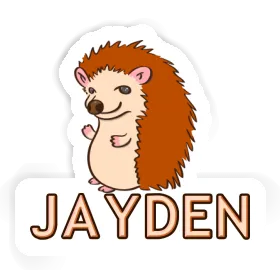 Sticker Hedgehog Jayden Image